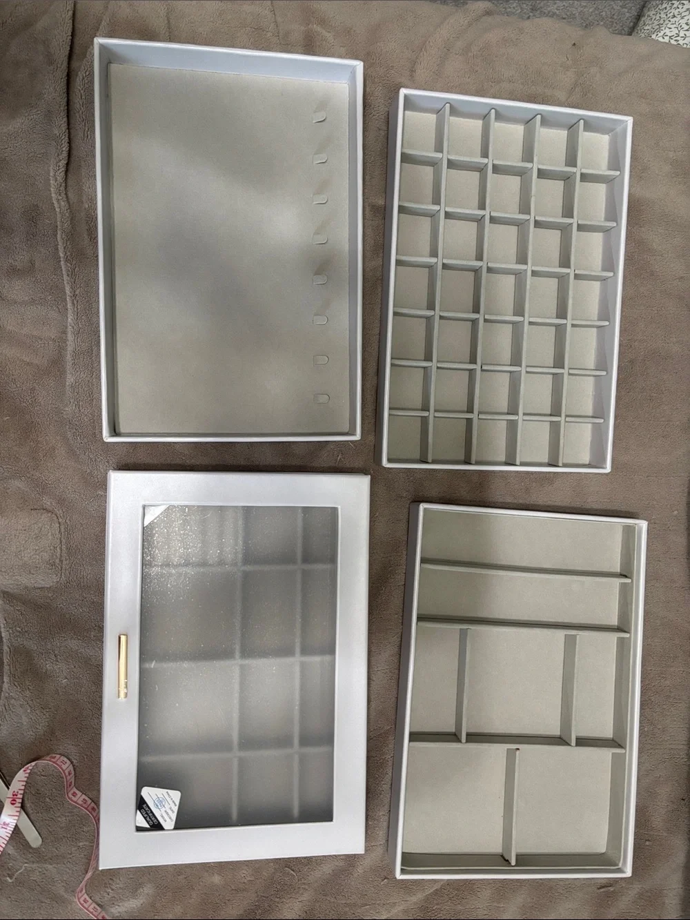 Stackable Jewelry Tray, Set of 4 Jewelry Organizer